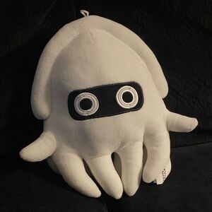 White Blooper Super Mario Kart Squid Plush Toy